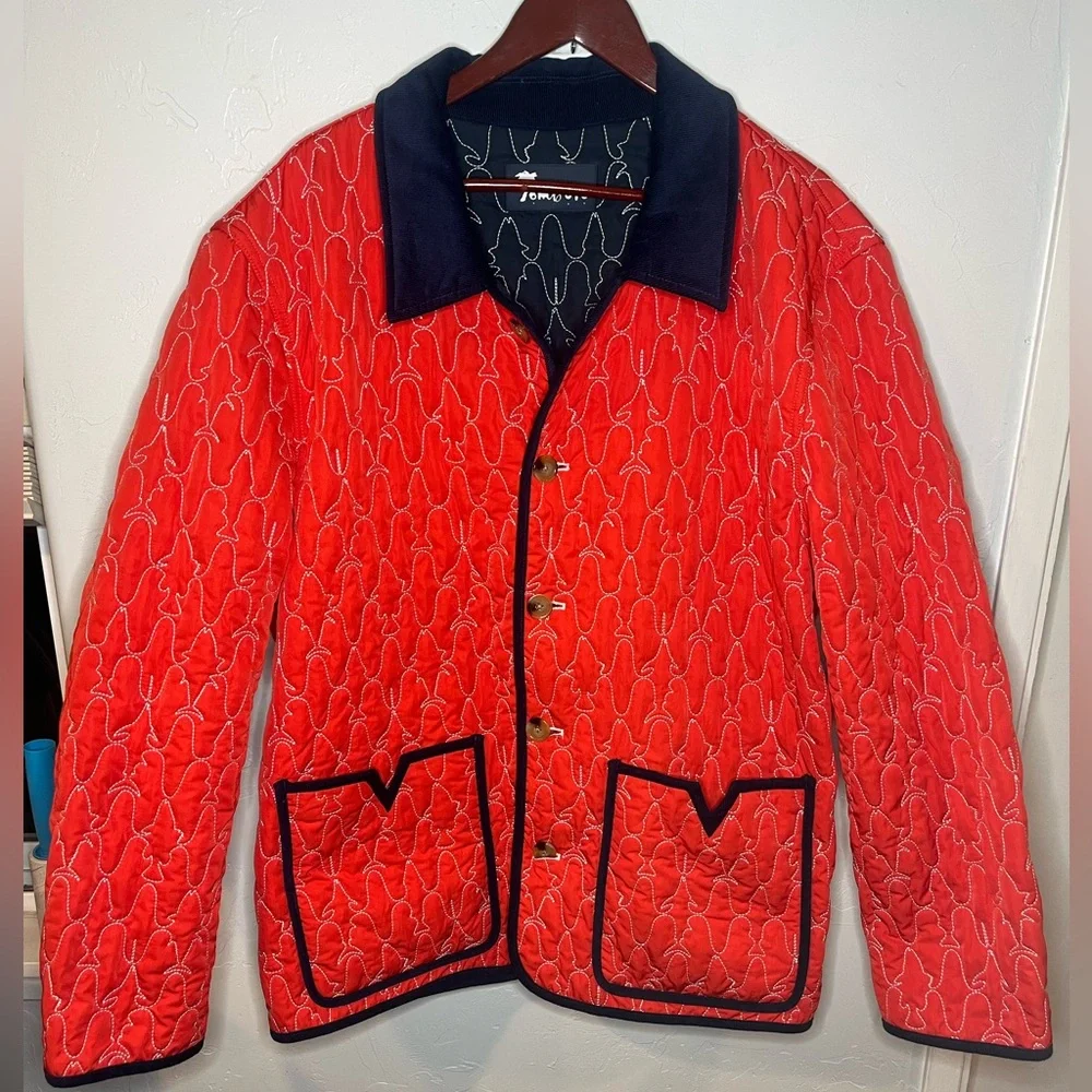 Tombolo Dark N’ Stormy Quilt Jacket Waterproof Reversible Unisex XXL - Picture 12 of 13